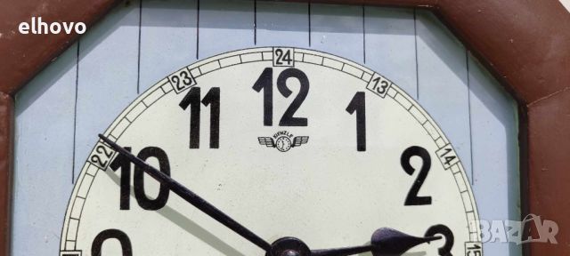 Стар стенен часовник KIENZLE, снимка 4 - Антикварни и старинни предмети - 45128259