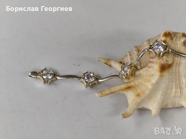 Сребърна гривна 925, снимка 2 - Гривни - 52640010