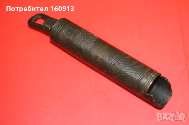 Османски балкански дозатор за барут за кремъчни капсулни пушки пищови., снимка 2 - Колекции - 51121510