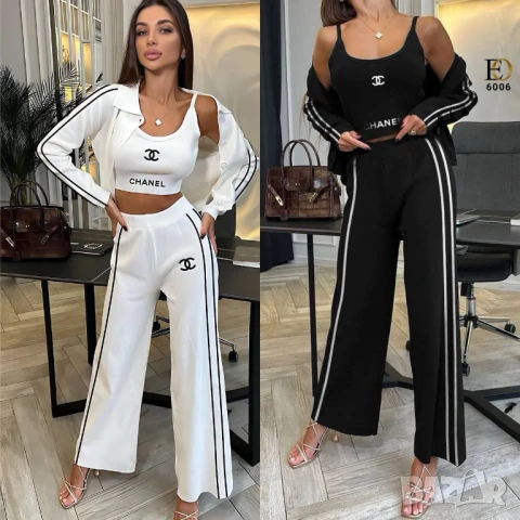 дамски екипи chanel, снимка 3 - Спортни екипи - 50776182