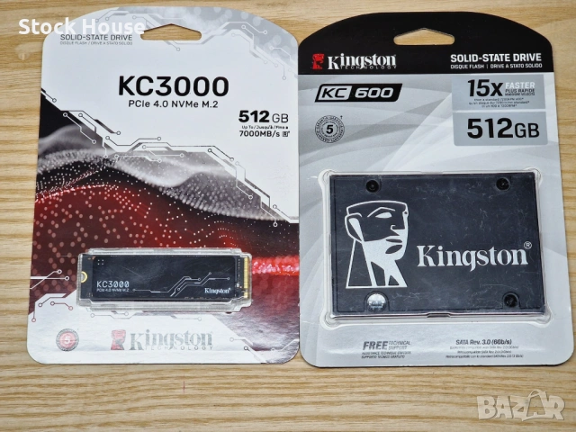 512GB SSD NVME и SATA WD KC3000 M.2 + WD KC600 SATA