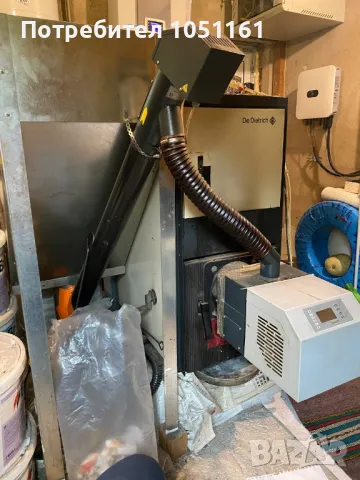 Чугунен котел на ДеДитрих с пелетна горелка Бисолид, снимка 8 - Отоплителни печки - 50419862