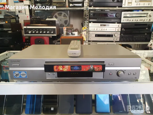 Видео SONY SLV-SE640N с дистанционно, неразличимо от ново. Hi-Fi Stereo / Video Cassette recorder, снимка 1