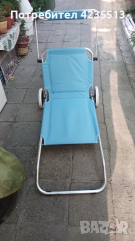 Сгъваем шезлонг , снимка 1
