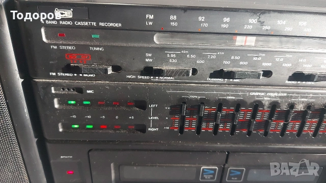 ICE SRR-2479 Stereo Radio Double Cassette Recorder , снимка 5 - Радиокасетофони, транзистори - 54286343