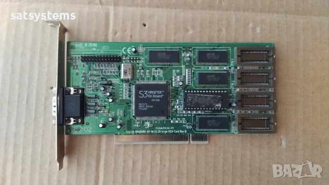 Видео карта S3 3D Virge/DX Super Grace BNX8400 2MB PCI