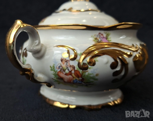 Порцеланова захарница и кана - Wałbrzych Полша, снимка 3 - Други - 53997917