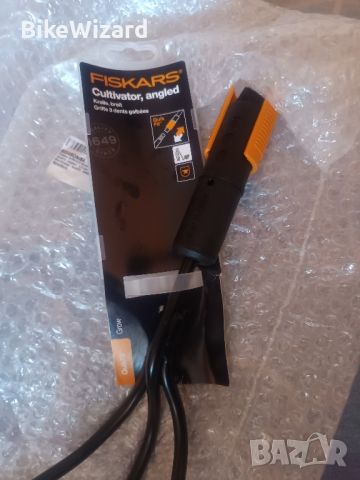 Fiskars QuikFit 1000683 Wide Claw, Small Rake, Tool Head, Ширина: 5,5 см, Черно/Оранжево НОВО, снимка 5 - Градински инструменти - 46798298