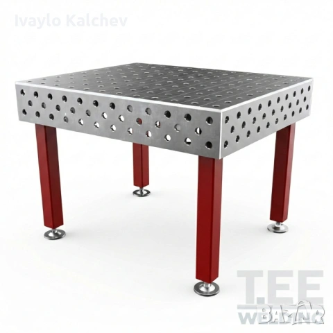 Заваръчна маса 1200×1000 мм (12 мм плот) | ЛИЗИНГ