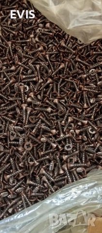 Винтове за дърво 3,5х16 мм – бронзирани, насипни, PZ – 1 кг