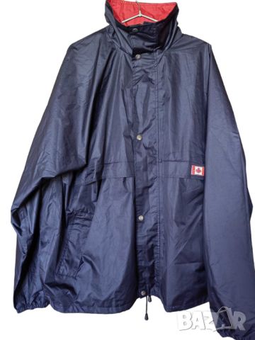 Мъжко непромокаемо яке с качулка Trans Canada, Тъмносиньо, 78х73 см, L, снимка 1 - Якета - 45485170