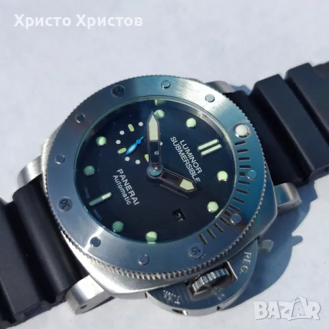 Мъжки луксозен часовник Panerai Submersible , снимка 2 - Мъжки - 47190821