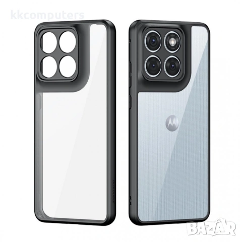 DUX DUCIS Aimo Прозрачен Калъф за Motorola Edge 70 Fusion+ 5G / Fusion 5G - PC+TPU, 0.8mm защита, 1., снимка 2 - Калъфи, кейсове - 54124713