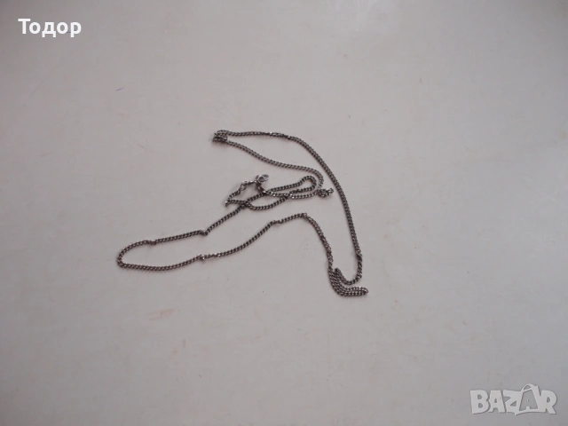 Сребърна верижка колие 17, снимка 5 - Колиета, медальони, синджири - 53305310