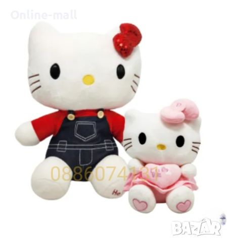 Голяма плюшена играчка Hello Kitty Sanrio, 50см Плюшена играчка Кити, снимка 10 - Плюшени играчки - 46805023