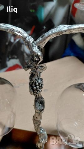 комплект стойка за вино. , снимка 2 - Други стоки за дома - 53437883