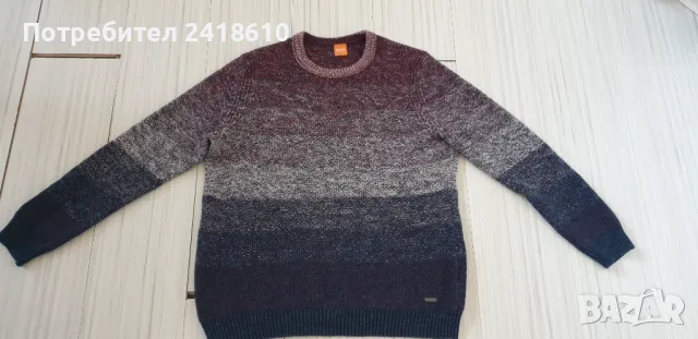 Hugo Boss Arduage Cotton Knit Мens Size XL ОРИГИНАЛ! Мъжки Памучен Пуловер!, снимка 10 - Пуловери - 48602654