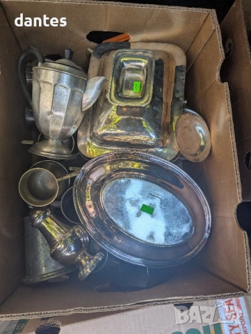 Бронзови съдове, сервизи, чайници, халби, свещници и др. – 222 бр., снимка 4 - Антикварни и старинни предмети - 51816434