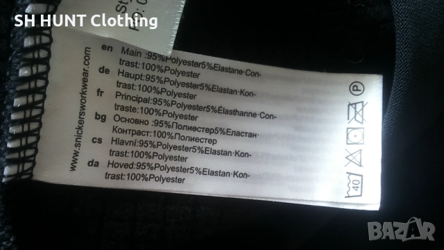 Snickers 9438 Body Mapping Micro Fleece Work Jacket размер XL работна блуза W4-659, снимка 15 - Блузи - 52613996