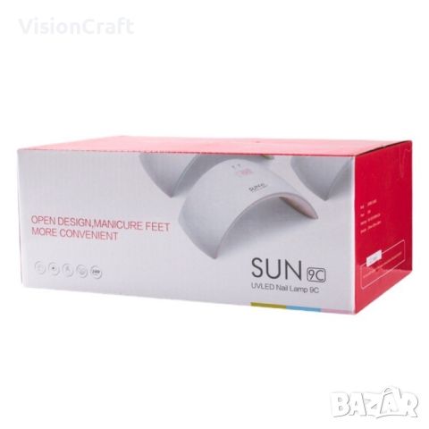 “SUN 9С” UV-LED Лампа за нокти 24W, снимка 7 - Продукти за маникюр - 45456392