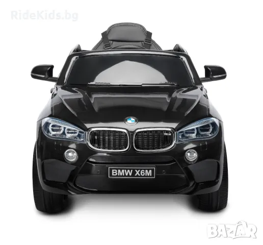 Луксозен детски акумулаторен BMW X6 - Черен, с дистанционно и LED светлини, снимка 2 - Детски велосипеди, триколки и коли - 49964176