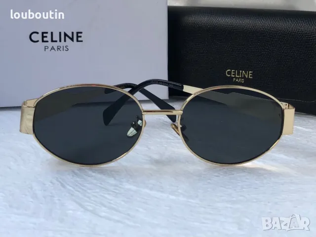 Celine 2024 дамски слънчеви очила елипса два цвята, снимка 10 - Слънчеви и диоптрични очила - 46995563