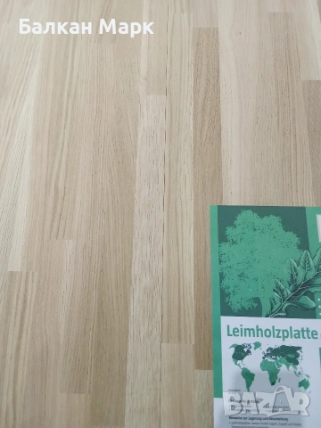 Дъбов плот от масив (Leimholzplatte Eiche) – 800x600x18 мм, снимка 3 - Други - 54278647