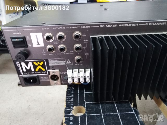 SAMSON S6 MIXER AMPLIFIER, снимка 5 - Ресийвъри, усилватели, смесителни пултове - 46444384