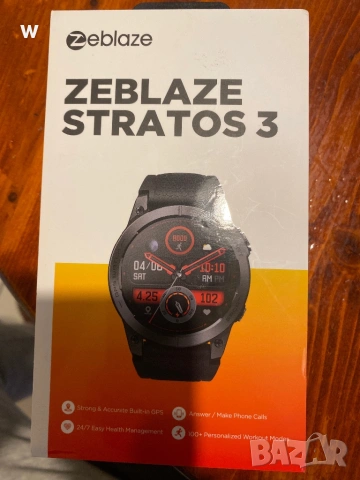 Смарт часовник Zeblaze Stratos 3, снимка 3 - Мъжки - 53294010