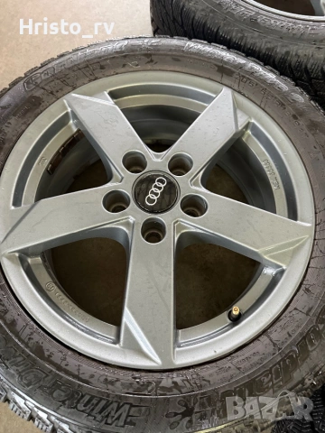 Джанти със зимни гуми 205/55/16 цола, снимка 2 - Гуми и джанти - 53246110