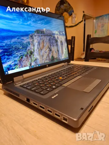 Mobile Workstation HP Elitebook 8770w + подарък Монитор Fujitsu B19-6 и чанта за лаптоп, снимка 1 - Лаптопи за работа - 48511849