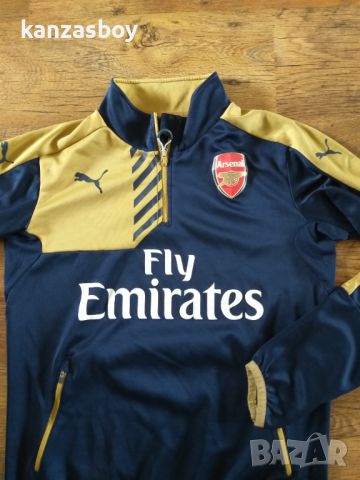 Puma 2015-16 Arsenal 1/4 Zip Training Top - мъжка футболна блуза М