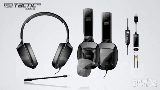 • Нови геймърски слушалки Creative Sound Blaster Tactic 3D Alpha/Sigma, снимка 6 - Слушалки и портативни колонки - 53935191
