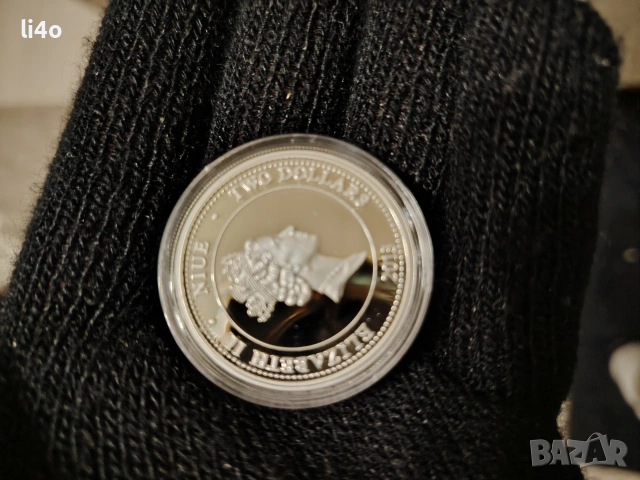 Сребърна монета Годината на змията 1/2 oz Proof 15.5гр ограничен тираж 5000 броя , снимка 2 - Нумизматика и бонистика - 53289595