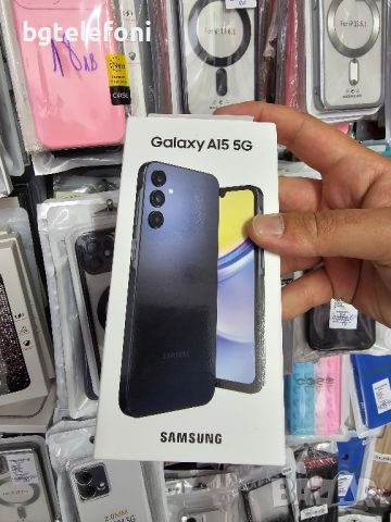 Samsung Galaxy A15 5G 4/128 black,запечатани,чисто нови,2 години гаранция, снимка 1 - Samsung - 45256829
