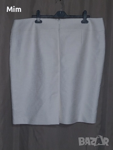 your SIXTH SENSE 48 Бяла пола странично с кожена бяла лента , снимка 2 - Поли - 52260642