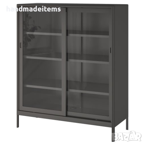 IDÅSEN Нов шкаф с плъзгащи се стъклени врати от Икеа / Ikea, снимка 1 - Шкафове - 45070025