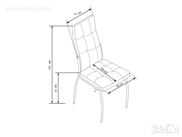 Комплект от 6 трапезни стола, снимка 7 - Столове - 45299218