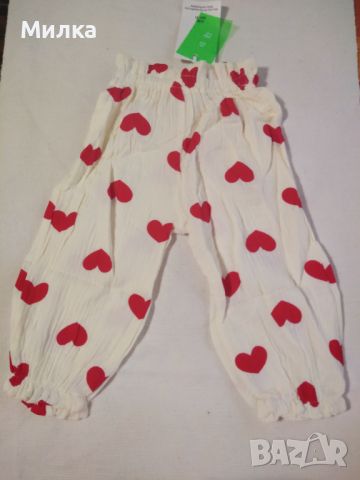 Бебешки летни панталони - нови, снимка 2 - Панталони и долнища за бебе - 45434076