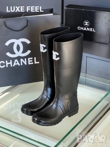 Дамски Ботуши - Гумени ⚜️ Chanel , снимка 12 - Дамски ботуши - 52482620