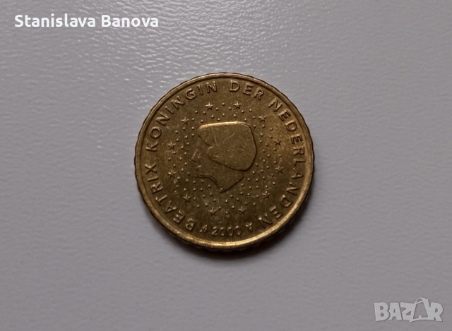 Холандски евро 10 цента от 2000г.