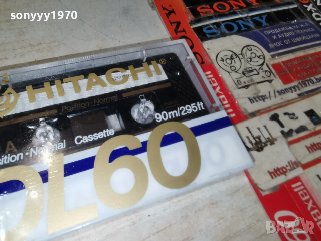 HITACHI DL 60-ORIGINAL TAPE-MADE IN JAPAN 1312252202, снимка 8 - Аудио касети - 52777581