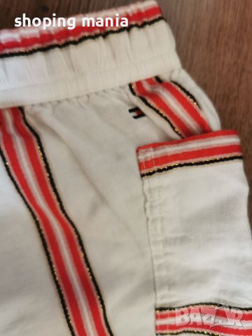 ленен панталон tommy hilfiger , снимка 3 - Къси панталони и бермуди - 46437339