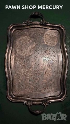 Продавам старинна тава поднос Berndorf Alpacca Silver, 19 век, снимка 2 - Антикварни и старинни предмети - 45483097