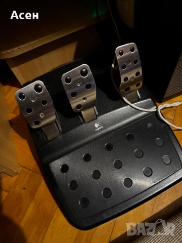 Logitech g27 + shifter, снимка 5 - Джойстици и геймпадове - 53854175