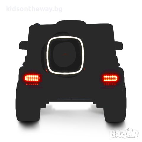Акумулаторен джип Mercedes-Benz EQG черен, снимка 7 - Детски велосипеди, триколки и коли - 46386528