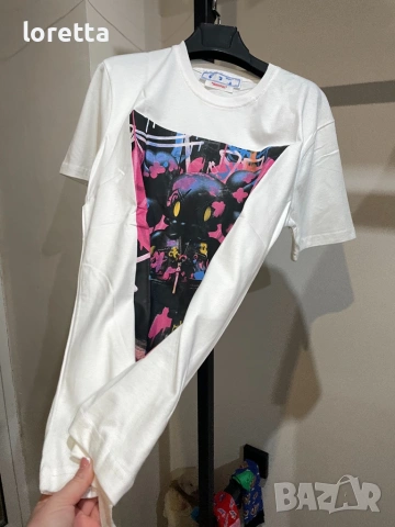 Мъжка тениска of white 