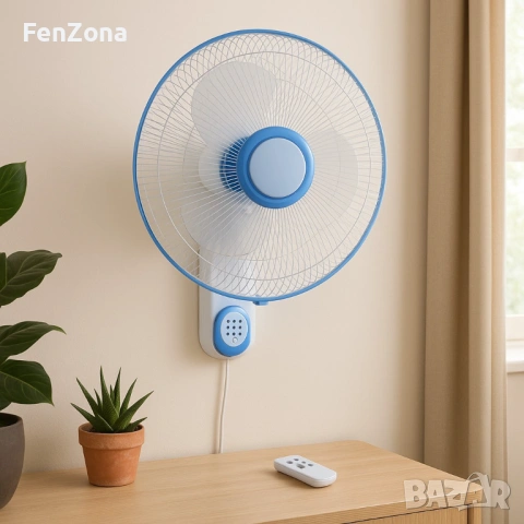 Вентилатор 16" Perfect WF-16RC, стенен, дистанционно управление