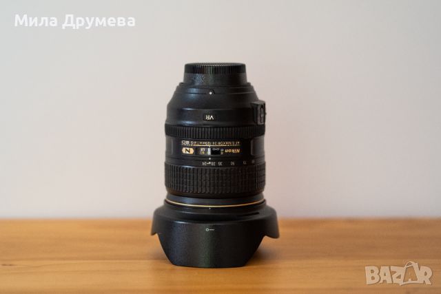 Обектив Nikon AF-S Nikkor 24-120mm f/4 G ED VR, ПОДАРЪК поляризиращ филтър HOYA, снимка 7 - Обективи и филтри - 46787312