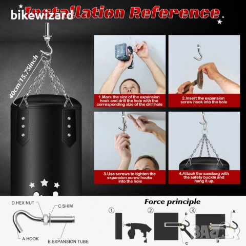 Боксова круша от микрофибърна кожа НОВА, снимка 4 - Бокс - 52842223